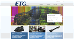 Desktop Screenshot of etggmbh.de